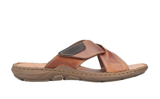 detail pánské pantofle Rieker 22089-24 Hnědá