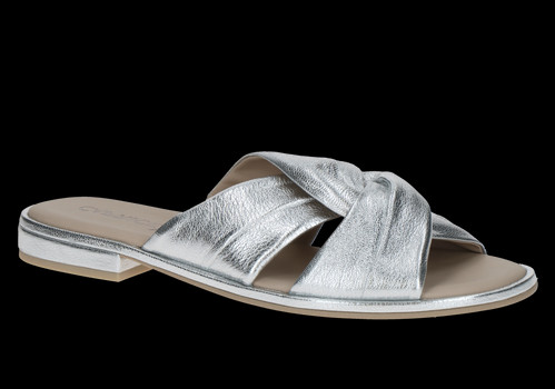 detail dámské pantofle pro halluxy Caprice 9-27100-42 920 Stříbrná