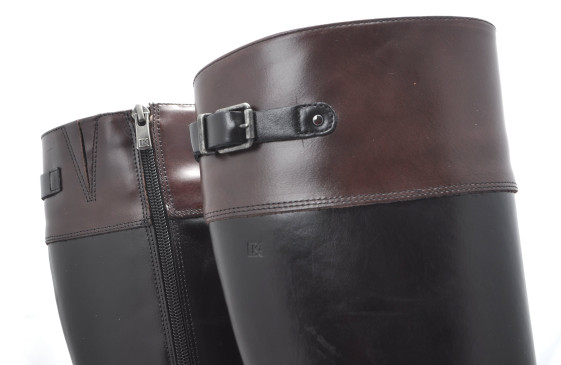 detail kozačky pro standardní lýtka (m) DORKING D7687-SRSR negro