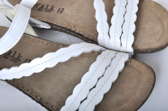 detail dámské páskové sandály CALBA 7261 50440 Bílá