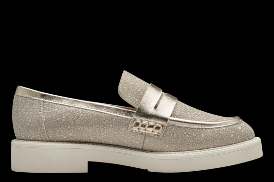 detail dámské boty - mokasíny MARCO TOZZI 2-24302-41 940 Zlatá