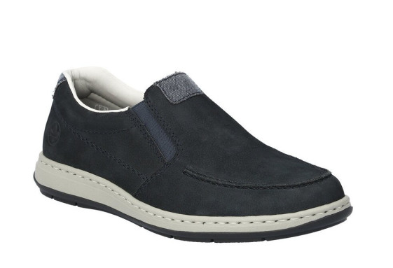 detail pánské mokasíny Rieker 17359-14 Modrá