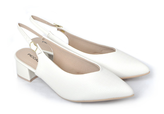 detail dámské lodičky s otevřenou patou PICCADILLY 73903100000097-25 Béžová