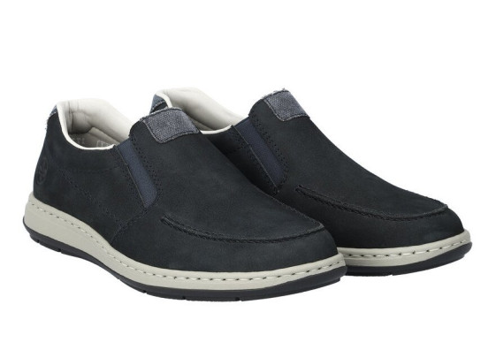 detail pánské mokasíny Rieker 17359-14 Modrá