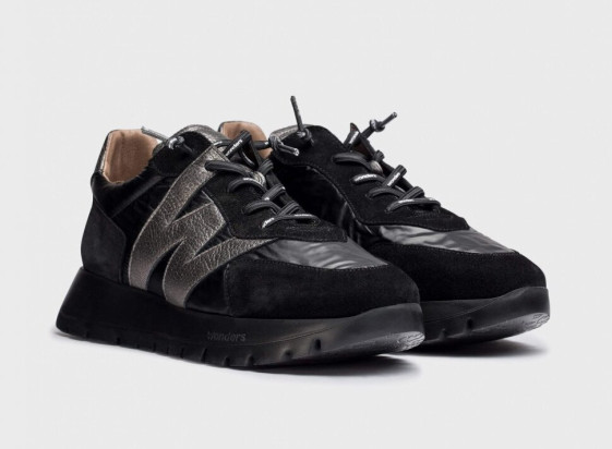 detail dámské tenisky pro halluxy WONDERS A-2464 Černá