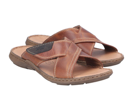 detail pánské pantofle Rieker 22089-24 Hnědá