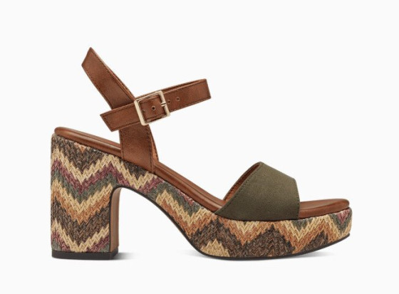 detail dámské boty - sandály MARCO TOZZI 2-28008-42 726 Zelená