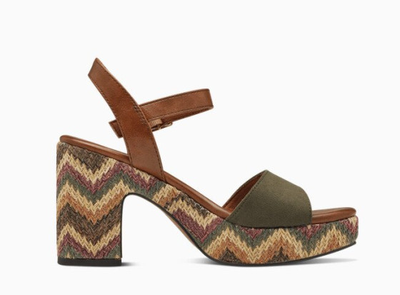 detail dámské boty - sandály MARCO TOZZI 2-28008-42 726 Zelená