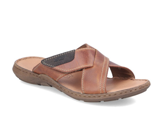 detail pánské pantofle Rieker 22089-24 Hnědá