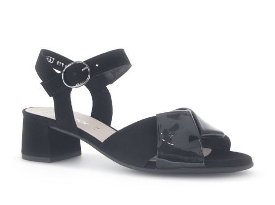 detail dámské elegantní sandály Gabor 61.772.17 Černá