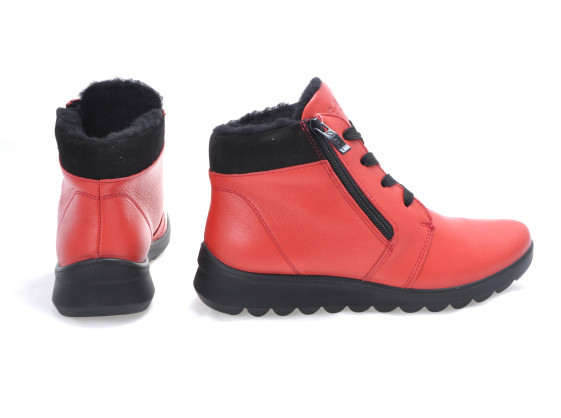 detail boty - dámské kotníkové ARA 12-40405 Červená