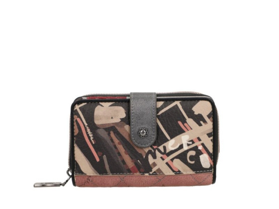 detail peněženky ANEKKE 41819-909 Hnědá