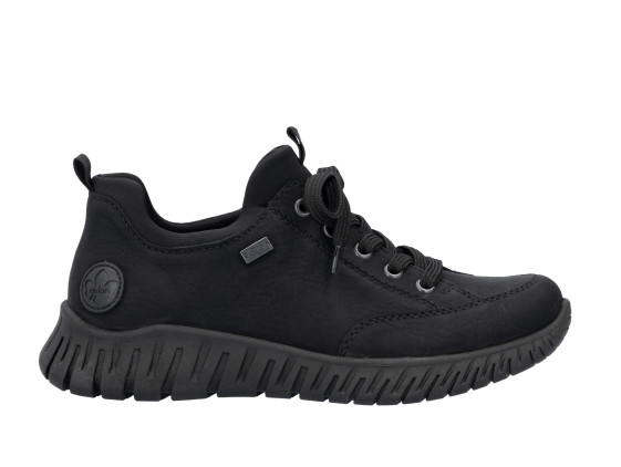 detail dámské vycházkové polobotky Rieker M5352-00 Černá