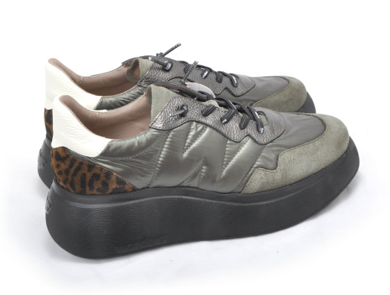 detail dámské tenisky pro halluxy WONDERS A-3610 Zelená