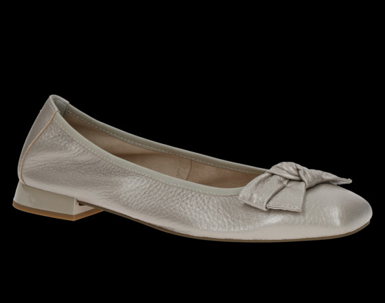 detail dámské luxusní baleríny Caprice 9-22105-42 21I Šedá