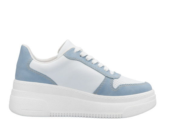 detail dámské boty - tenisky Rieker M7815-10 Modrá