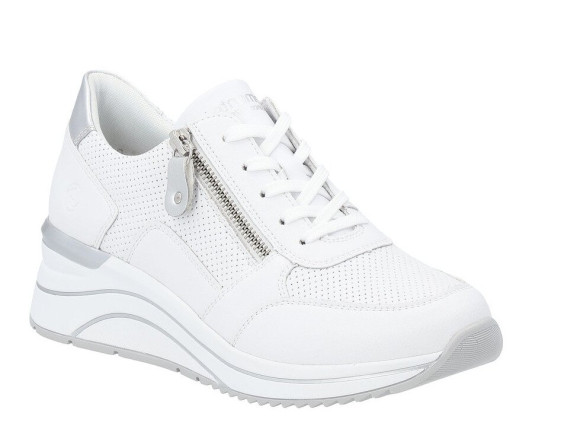 detail dámské tenisky pro halluxy Remonte D0T06-80 Bílá