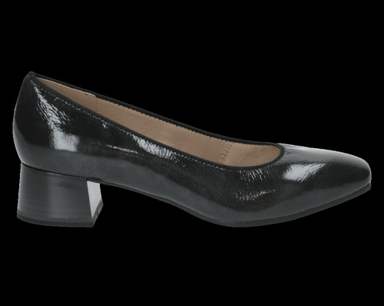 detail dámské lakované lodičky Caprice 9-22303-43 249 Černá