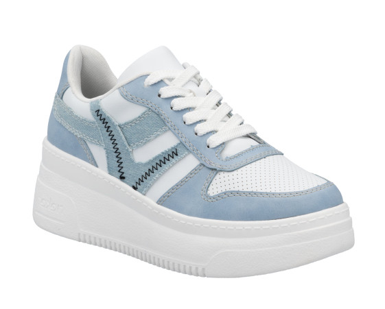 detail dámské boty - tenisky Rieker M7815-10 Modrá