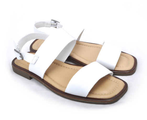 detail dámské páskové sandály MOLLY BESSA 500 1801 Bílá