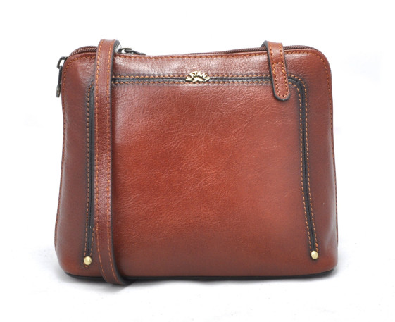 detail kabelka přes rameno ANEKTA K66831 Hnědá