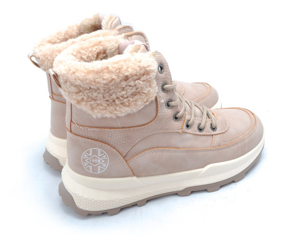 detail dámské farmářky GRUPA OPEN LCJ-22-44-1363LB Béžová