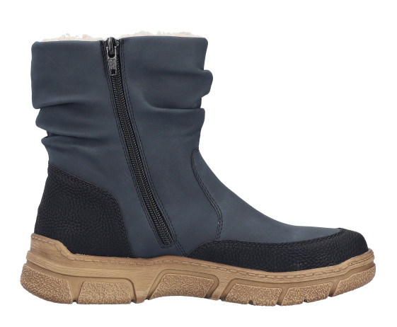 detail dámské boty - kotníková obuv Rieker 72382-14 Modrá