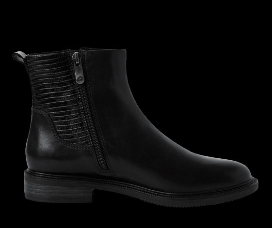 detail boty - dámské kotníkové MARCO TOZZI 2-25308-45 098 Černá