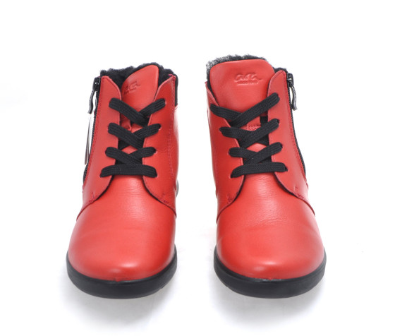 detail boty - dámské kotníkové ARA 12-40405 Červená