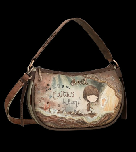 detail kabelka do ruky ANEKKE 39801-223 Hnědá