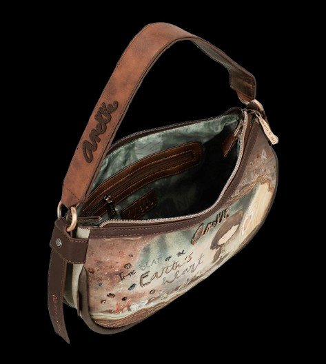 detail kabelka do ruky ANEKKE 39801-223 Hnědá