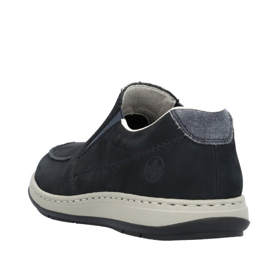 detail pánské mokasíny Rieker 17359-14 Modrá