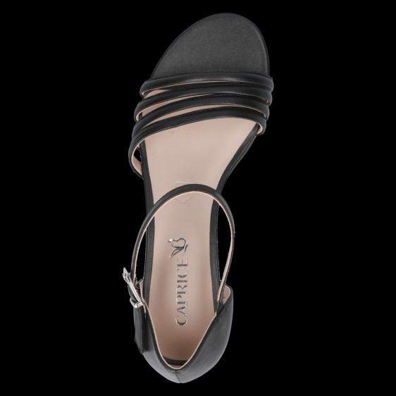 detail dámské páskové sandály Caprice 9-28200-42 006 Černá