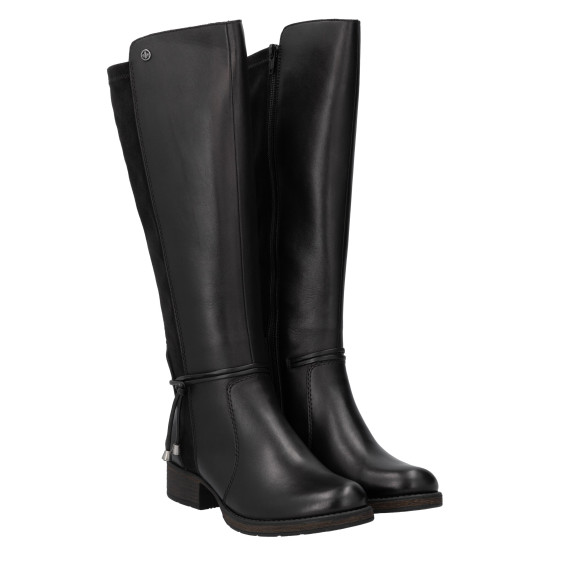 detail dámské boty - kozačky Rieker Z9564-00 Černá