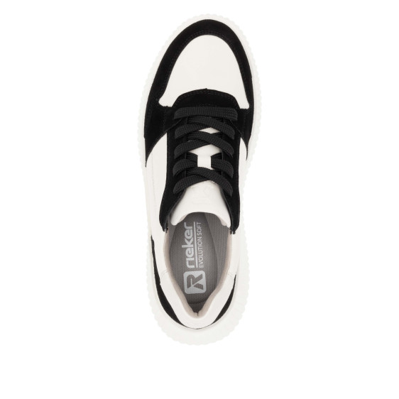 detail dámské boty - tenisky Rieker EVOLUTION W1700-60 Béžová