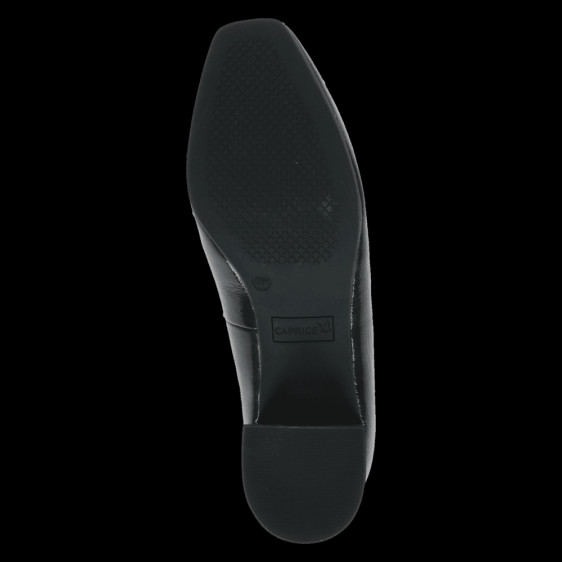 detail dámské lakované lodičky Caprice 9-22303-43 249 Černá