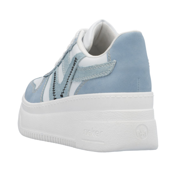 detail dámské boty - tenisky Rieker M7815-10 Modrá