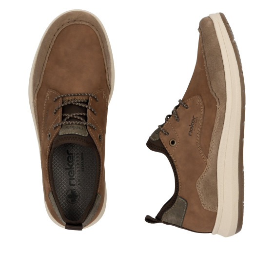 detail pánské polobotky Rieker 16950-24 Hnědá