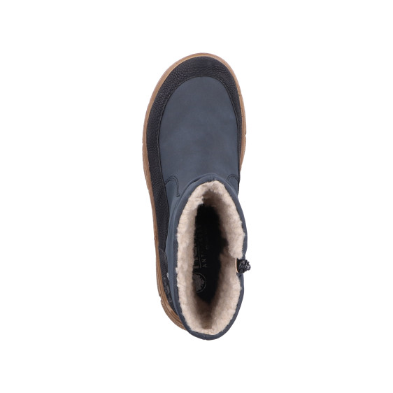 detail dámské boty - kotníková obuv Rieker 72382-14 Modrá