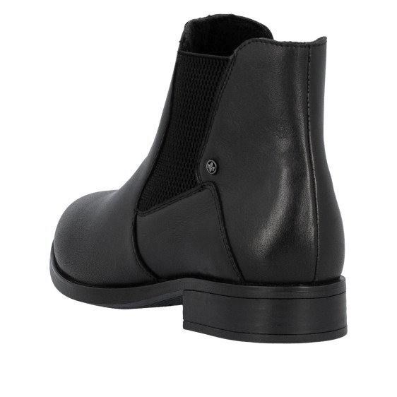 detail boty - dámské kotníkové Rieker 77051-00 Černá