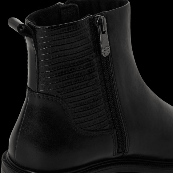 detail boty - dámské kotníkové MARCO TOZZI 2-25308-45 098 Černá