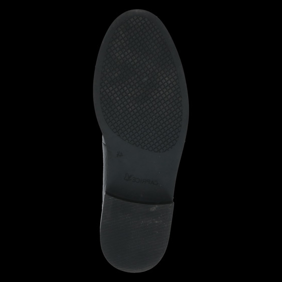 detail dámské lakované mokasíny CAPRICE 9-24206-41 Černá