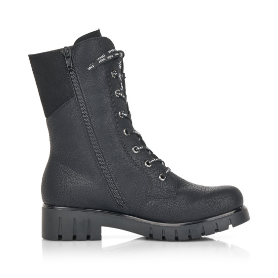 detail dámské kotníkové gladiátorky RIEKER X2642-00 Černá