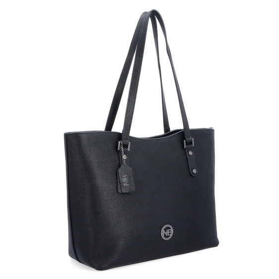 detail kožená kabelka Famito NB 3010 C Černá