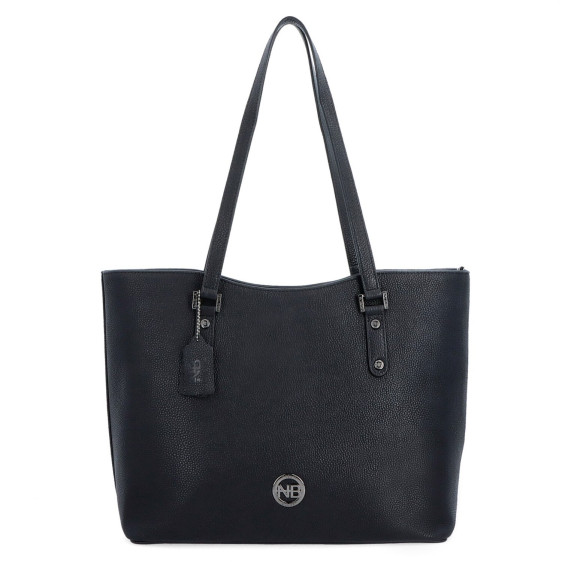 detail kožená kabelka Famito NB 3010 C Černá