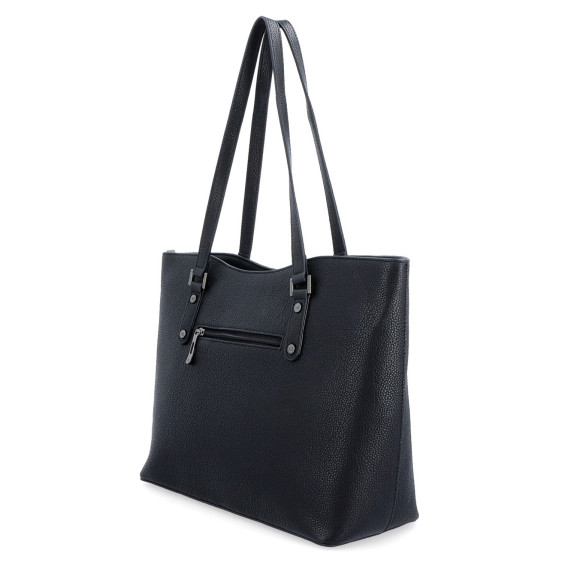 detail kožená kabelka Famito NB 3010 C Černá