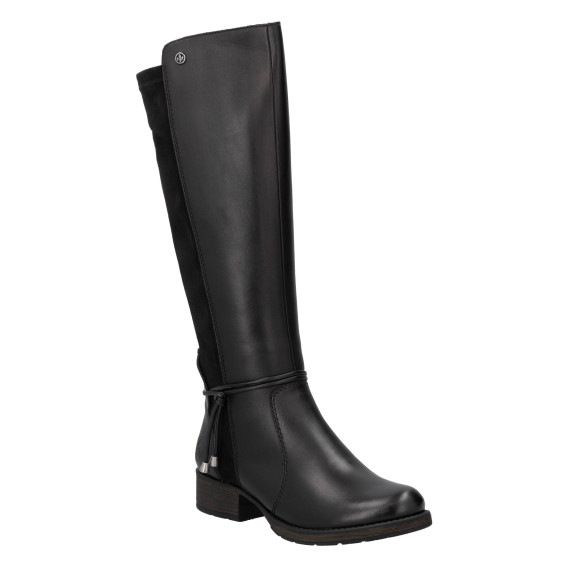 detail dámské boty - kozačky Rieker Z9564-00 Černá