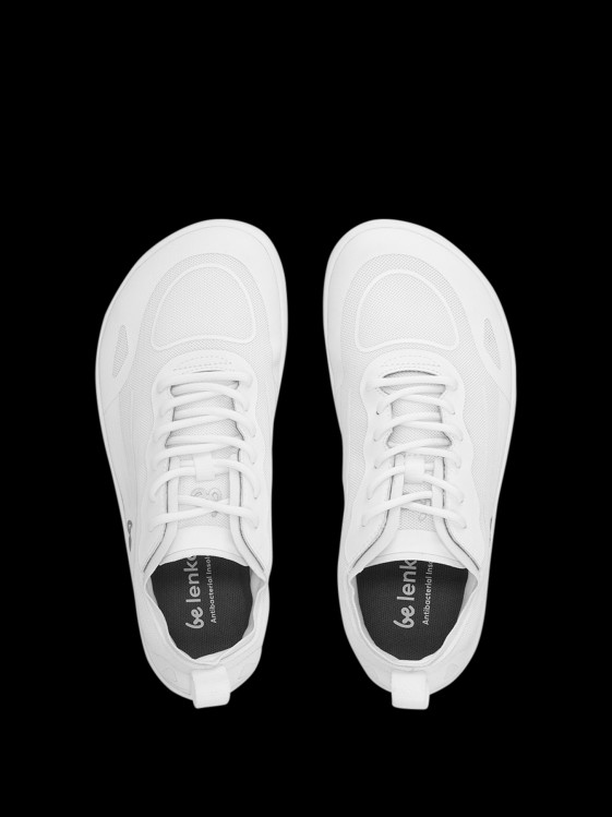 detail dámská barefoot obuv Be Lenka Velocity Bílá