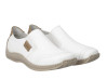 náhled dámské kožené mokasíny Rieker L1755-80 Bílá